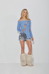 SLOT CARDIGAN