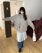 リンコドットフリルシフォンスカート