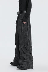 Vintage Cargo Denim Pants