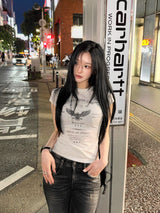 26SS★ [MADE] ビンテージウエスタンスリムTシャツ