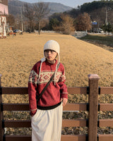 Frost nordic pattern knit