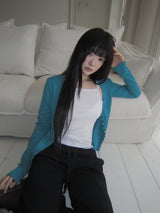 Dvain Lace Deep V-Neck Cardigan