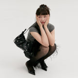 Foi Bag Stud Black