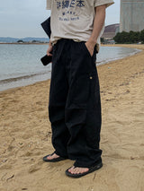 Hama Patch Wide Cargo Pants