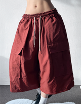 Windy Nylon Rustling Cargo Bermuda 5 Color