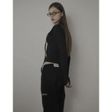 COTTON CANDY PANTS-BLACK