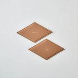 Apple Leather Puzzle Coaster (Set of 2 pieces)