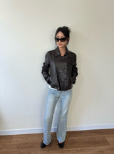 soft bootcut denim pants