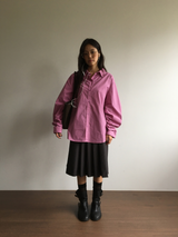 ペーパー ドロップ シャツ (4color)