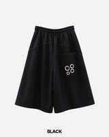 Punch Eyelet Bermuda Sweatpants