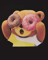 26SS AC BEAR DONUT BABY FACE SHORT SLEEVE T-SHIRT