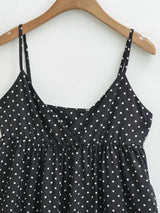 Elsyn Polka Sleeveless Top