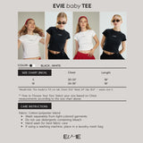 EVIE ベイビーTシャツ ホワイト