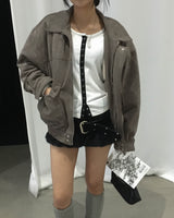 ダンブルスエードジャンパー