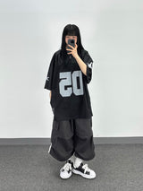 burger track cotton shorts