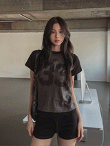 Memory Raglan Semi Crop Tee