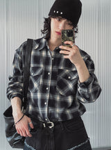 Bully western checked shirt