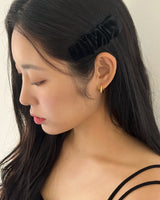 Rosé earring (silver)