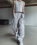 Post multi pocket cargo pants