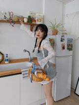 WINGS LACE BOLERO CARDIGAN (WHITE, BLACK 2COLORS!)