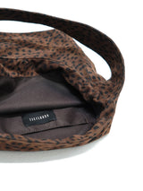Suede Stud Shoulder Bag (Leopard)