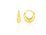 26SS★ Champagne First Moon Silver One-Touch Earrings M