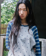 ストライプド スター ラグラン LS Tシャツ(CV2GFFT561A)