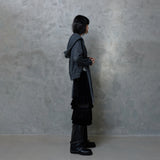 MISTY GLITTER HOODED SCARF