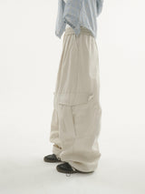 Toni pintuck cargo pants -3C