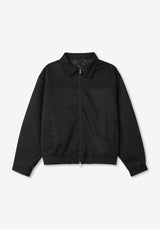 TIE Suede Crop Jacket