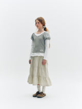 Dot Puff T-Shirt (Grey)