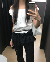 ミニマルブーツカットパンツ