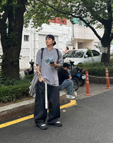 ビッグワイドコットンパンツ