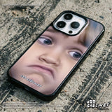 Hip Sulky Baby Face Epoxy Bumper iPhone Case