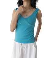 Hotfix Stud Tank Top