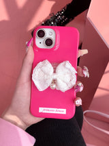 Cherry pink phone case - hard