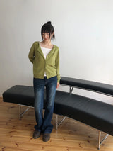 Muan Stud Bootcut Denim Pants