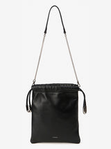 LUZIN MINI シープスキンショルダーバッグ / Matte Black