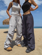 [U-BASIC] All-Day Parachute Nylon Pants