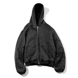 ピッチワークフーデッドリバーシブルジャンパー MFFPD001-BK