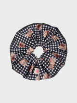 KITTEN CHECK SCRUNCHIE