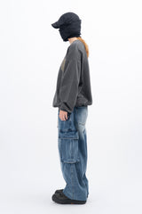 Luren Keyring Cargo Denim