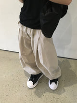 ミエルリネンカットアウトワイドパンツ 4C