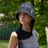 VA Patch Soft Knit Bucket Hat / Black