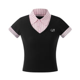 Rielle Layered Collar Tee