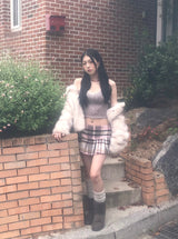 リボンヒョウスリーブ (Black/Pink)