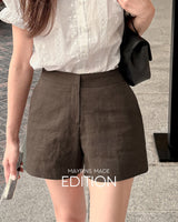 MADE. Serin linen short pants