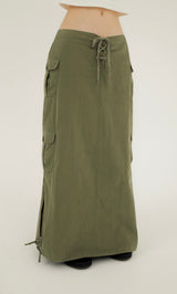 CORSET LONG CARGO LOW SK KHAKI