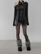Drape Strap Multi-Layered Tee