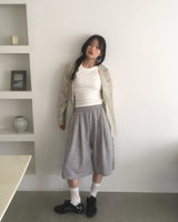 Eucal Pintuck Sweat Bermuda Pants